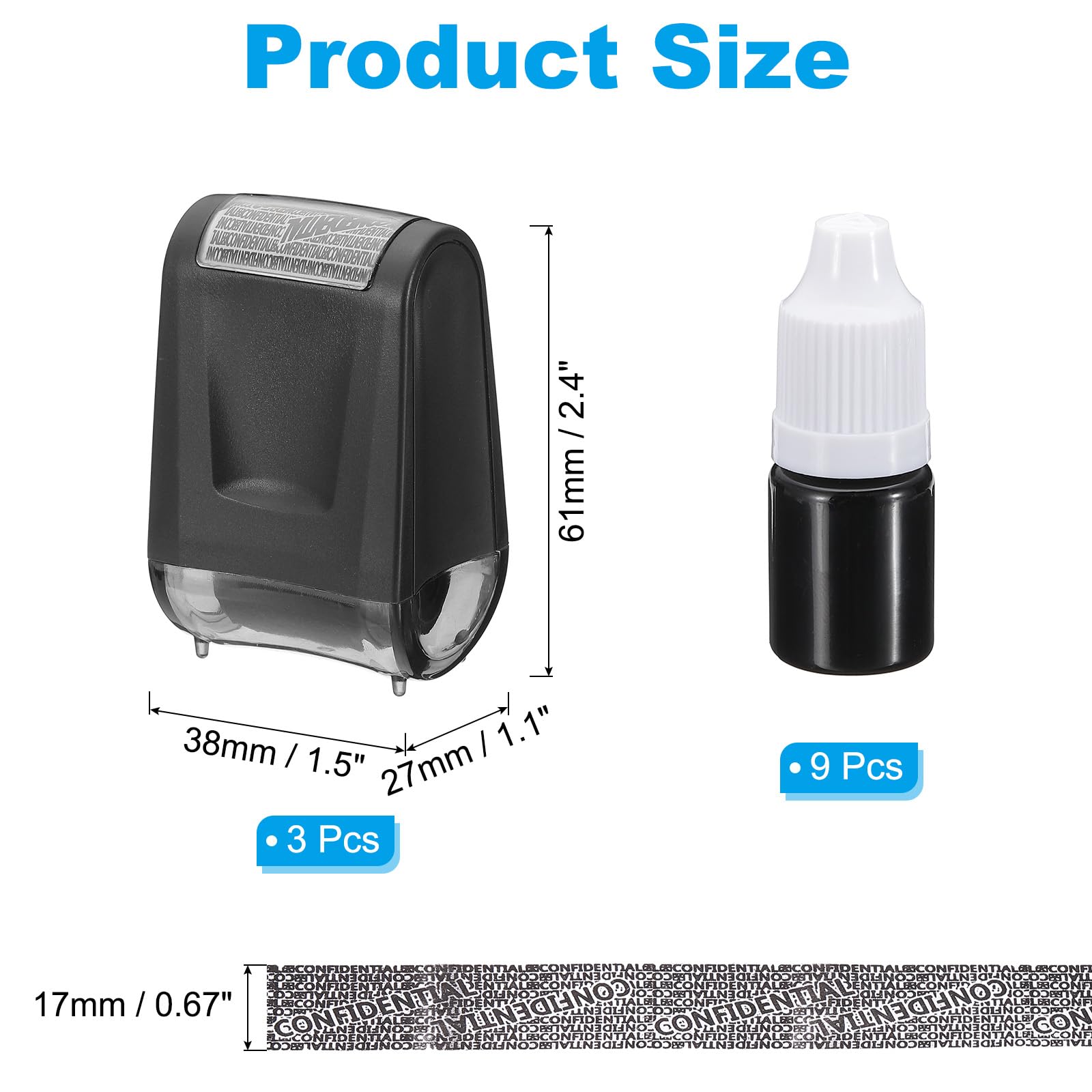 PATIKIL Identity Theft Protection Roller Stamp - Image 2
