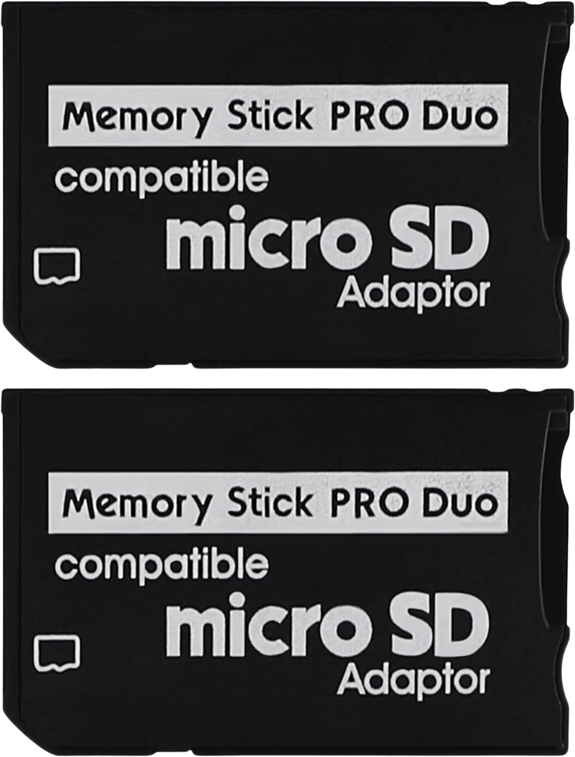 Skywin Memory Stick Pro Duo Adapter - Card Reader for PSP Memory Duo Adapter, Easy-to-Use -Compatible with PlayStation Card, Camera, or Handycam (3 Pack)