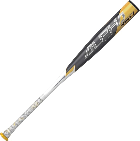 Easton | Alpha 360 Baseball Bat | BBCOR | -3 Drop | 2 5/8 Barrel | 1 Pc. Alloy