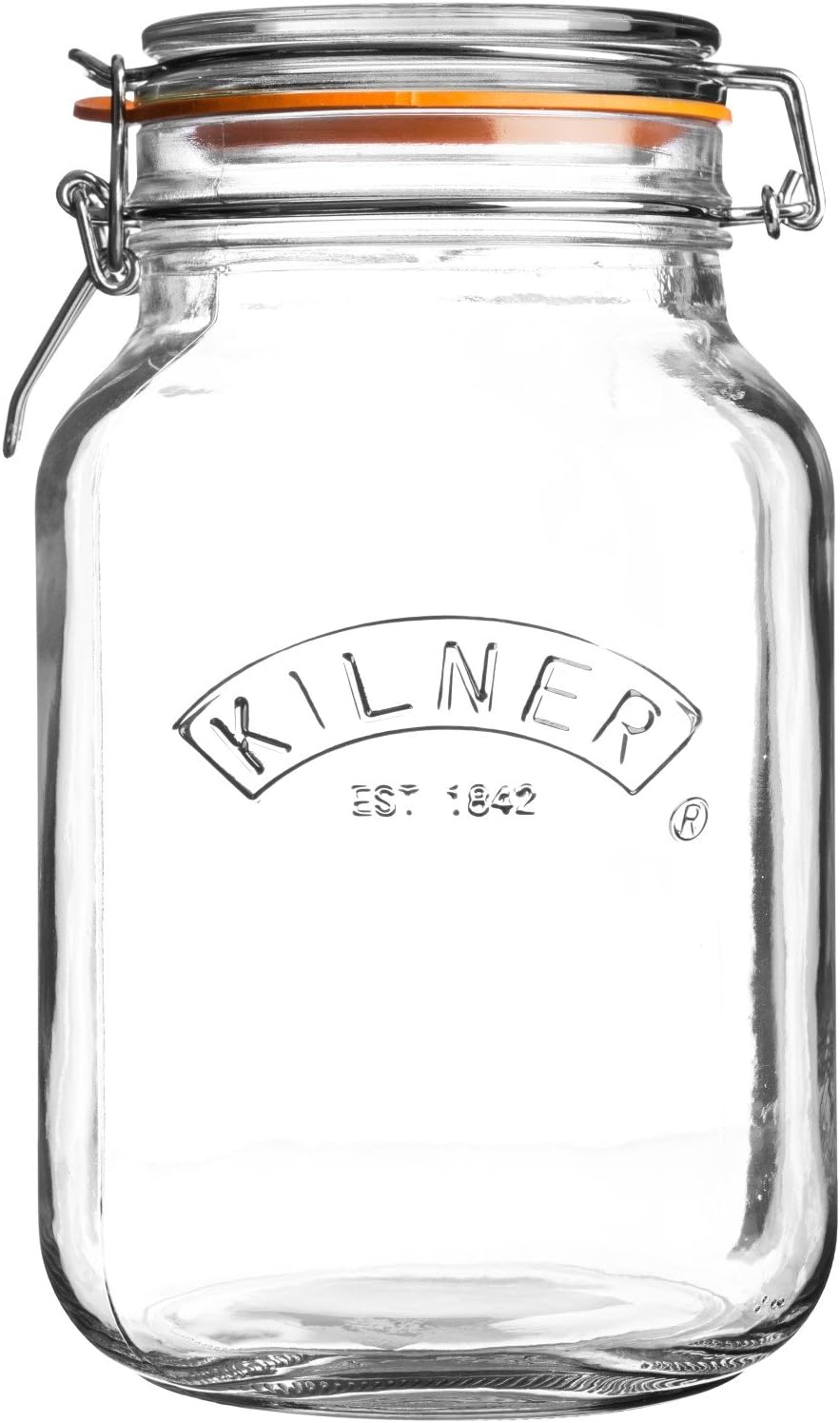 Kilner Swing Top Square Glass Jar | 1.5L