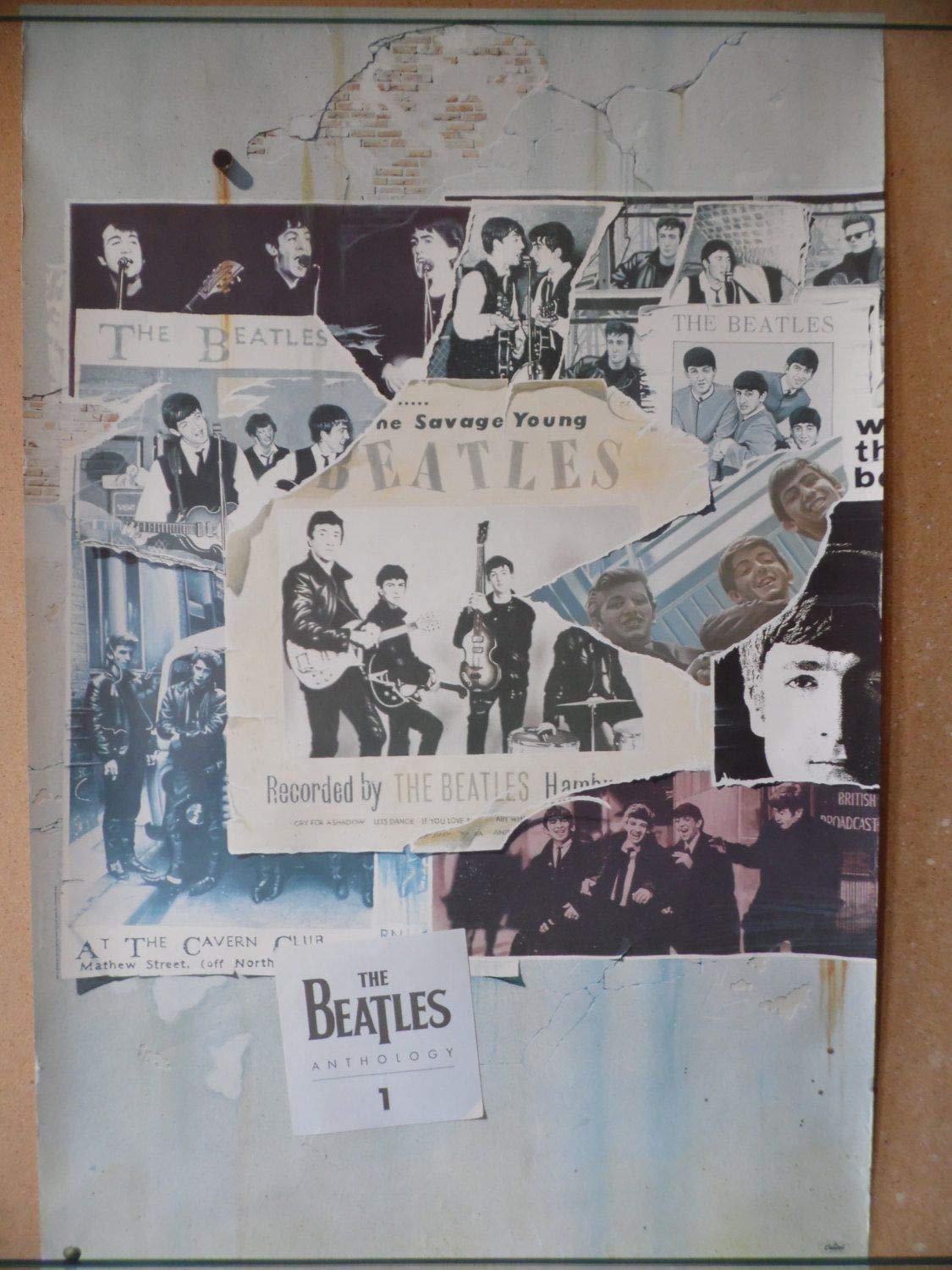 Póster de The Beatles Anthology 1 de formato vertical para decorar estudios de música 2