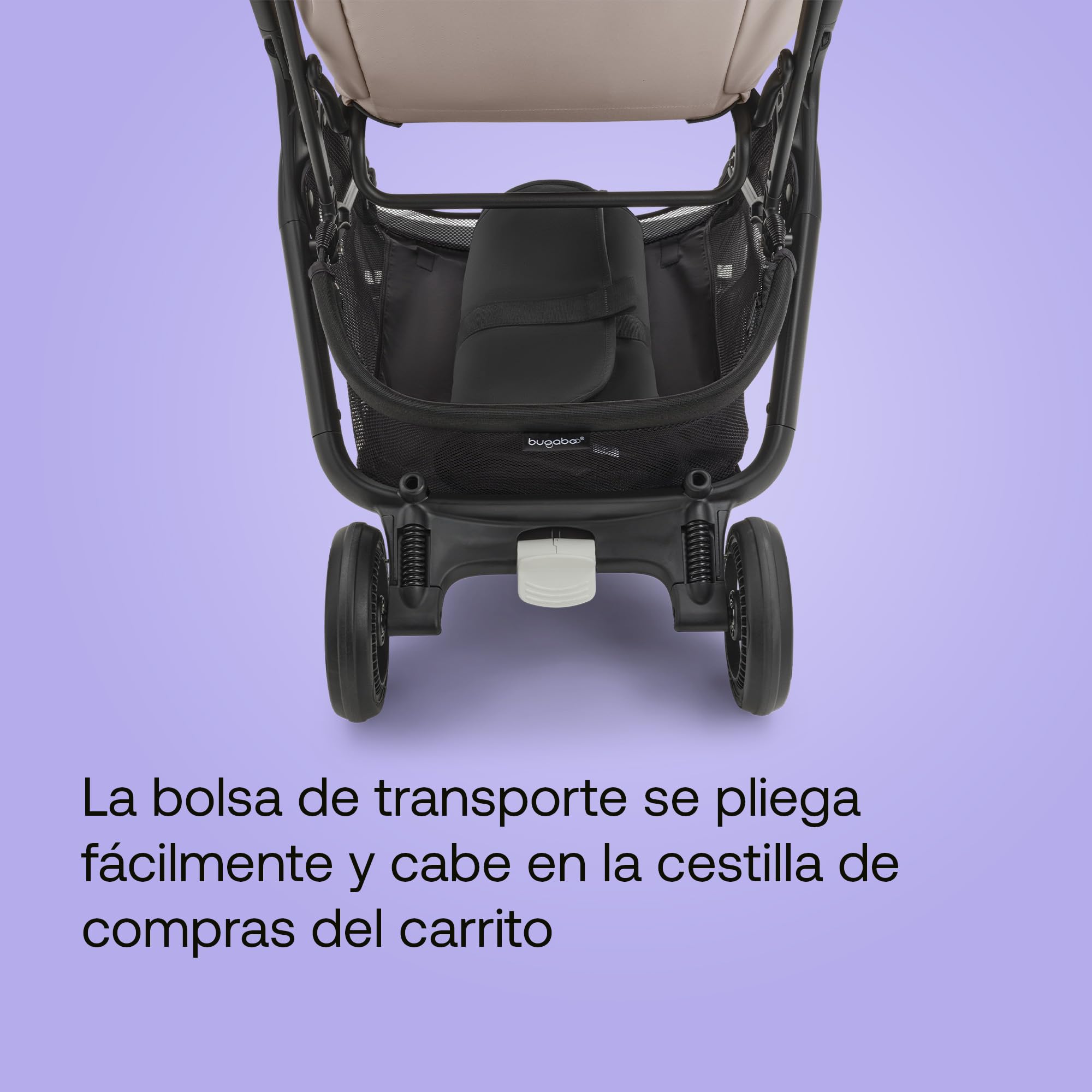 Bugaboo Bolsa de Transporte para Carrito Butterfly, Compatible con IATA para la Cabina del avión, Resistente, fácil de Transportar, Espacio Extra para Guardar Accesorios del bebé y Base Acolchada