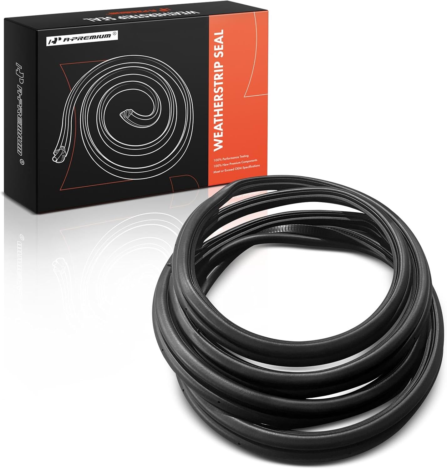 A-Premium Rear Left or Right Car Door Weather Stripping Seal Strip Compatible with Ford Expedition & Lincoln Navigator, 2007-2017