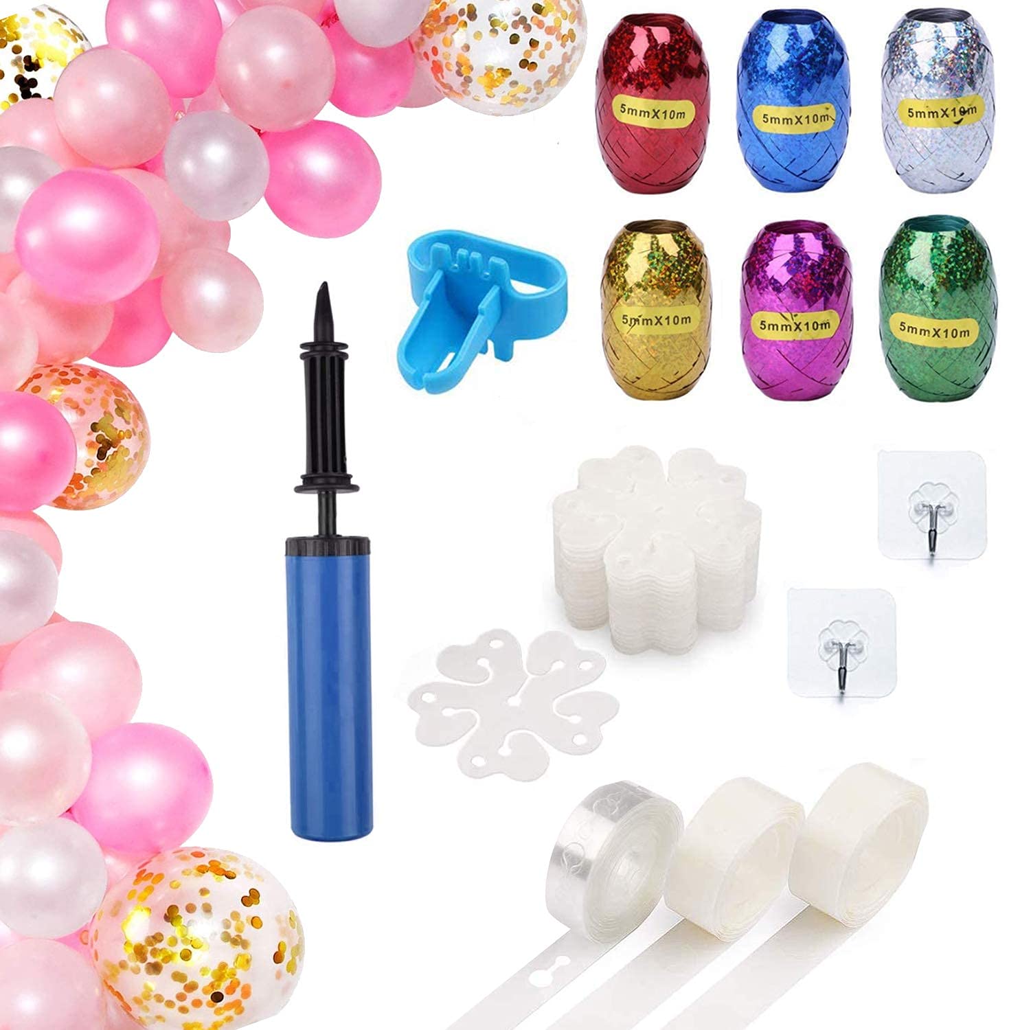 Party Propz Plastic Balloon Garland, Kit, Set of 19, Multi