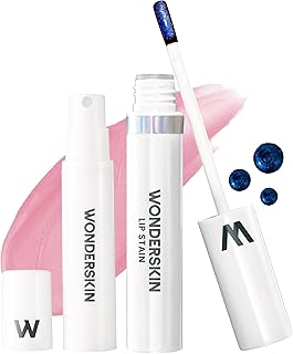 Wonderskin Wonder Blading Peel and Reveal Lip Stain Kit – Tinte labial natural, waterproof, a prueba de transferencia, larga duración (Beautiful)