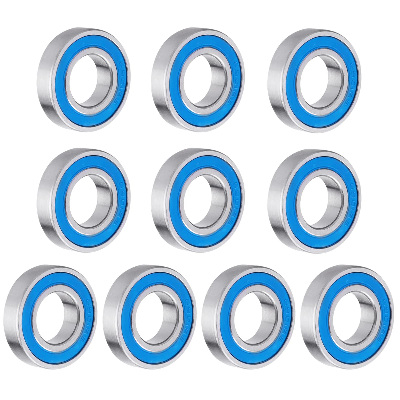 Hobbyfire High Performance Professional RC Ball Bearings 10pcs for Traxxas Arrma Axial HPI Team Associated Losi Redcat Racing RC Cars Trucks Models (12x24x6mm)