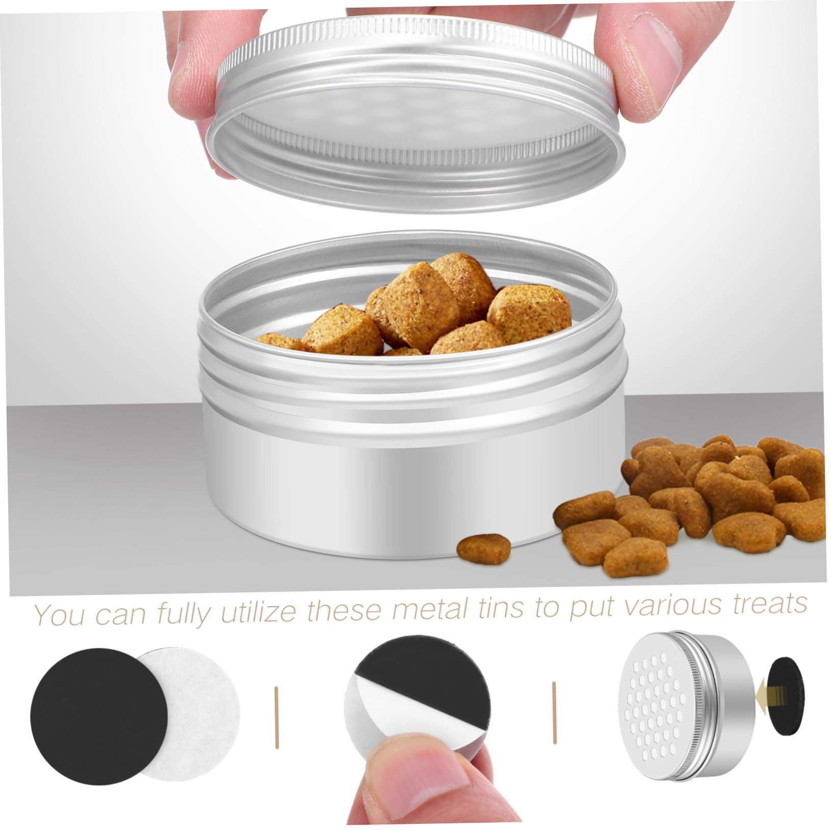 Caja de Entrenamiento de Olfato y 12 Puntos Magnéticos para Perros con 12 Latas de Aluminio Diseño Duradero y Fácil de Usar para Adiestramiento Canino