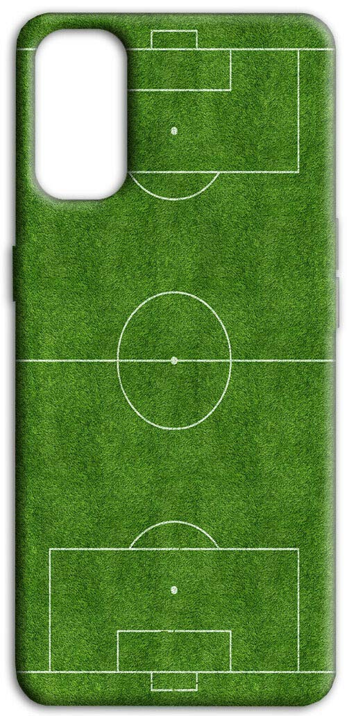 Mixroom - Cover Custodia Back case In TPU Silicone Morbida Per OPPO A96 4g (No 5g) Fantasia Campo Da Calcio H127