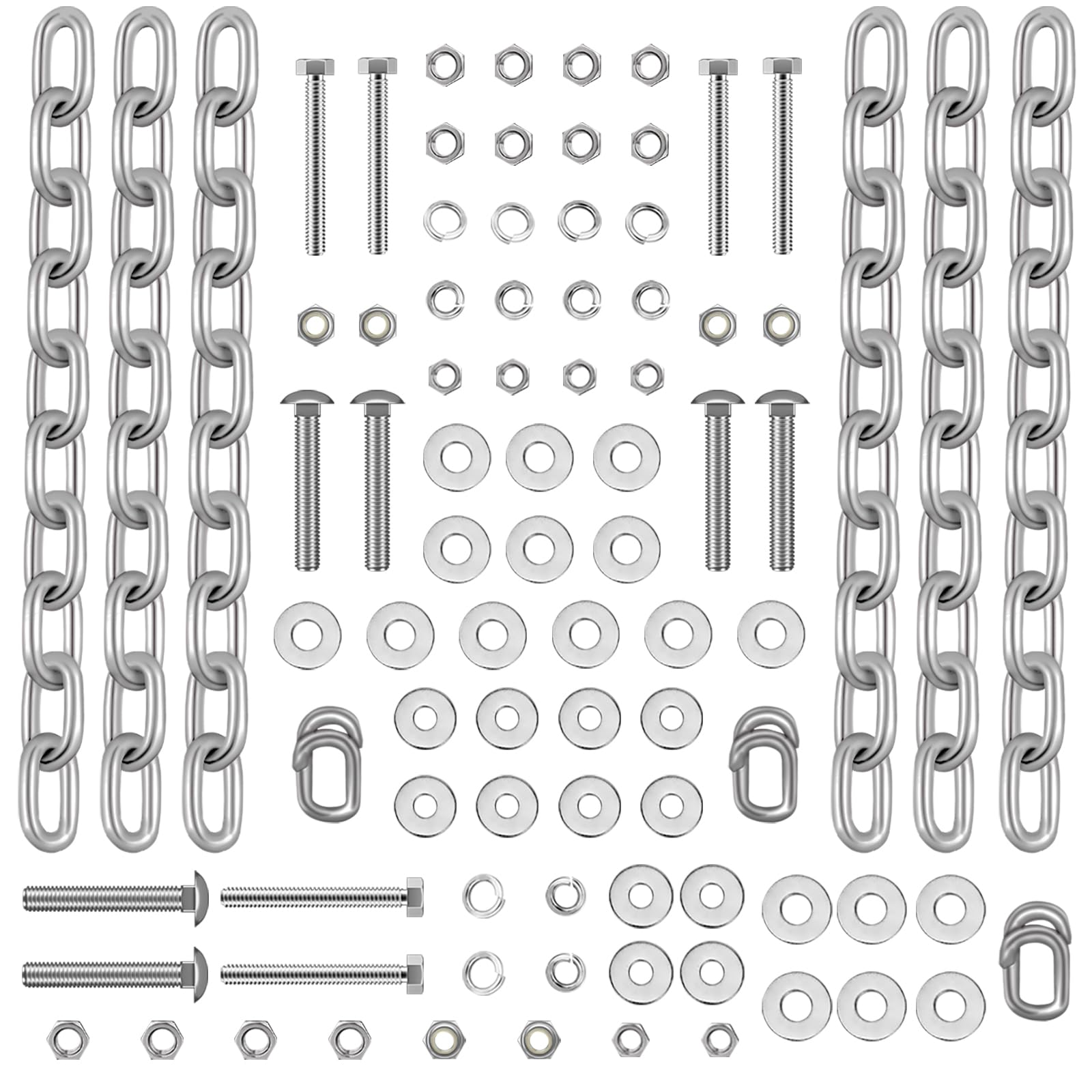 Highwild Target Mounting Kit AR500 Gong Targets Hanging Chain & Straps