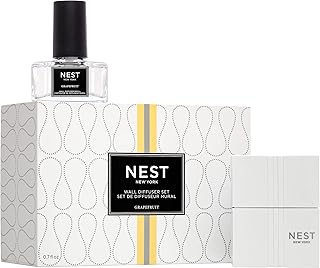 Wall Diffuser Set, Grapefruit - Includes 1 Diffuser Unit + 1 Refill - Up to 30 Days of Continuous Scent - Cruelty Free, Vegan - Made in USA