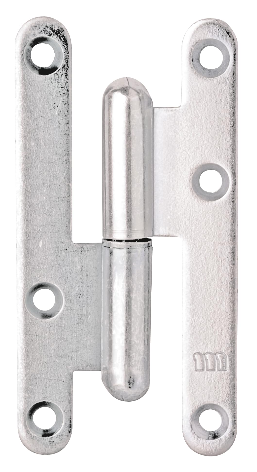 Alberts 865429 Aushebescharnier Typ Paris | links oder rechts | galvanisch blau verzinkt, Silber, 80 x 40 mm | 12er Set