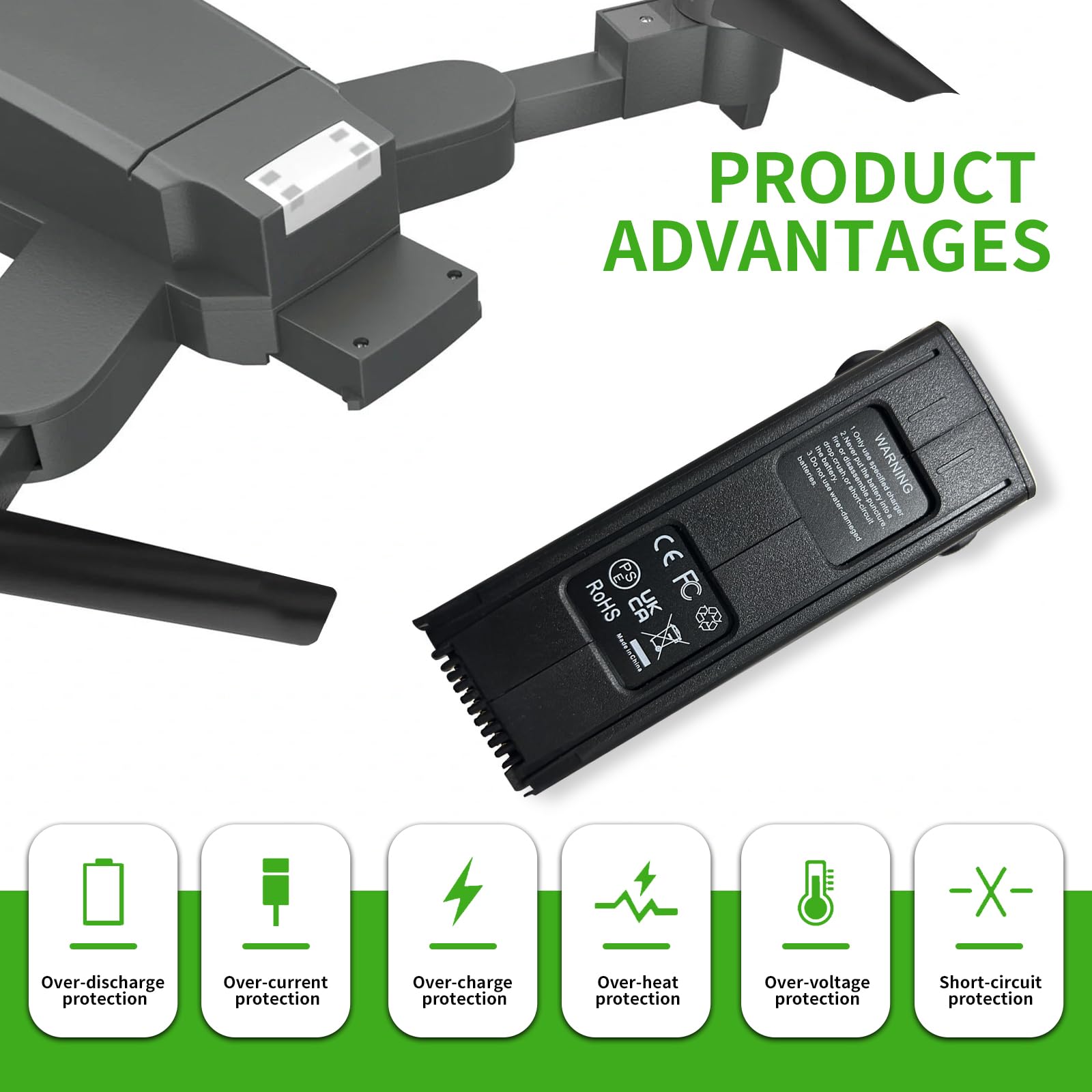 XITAIAN Batterie de Rechange 15,4 V 77 Wh 5000 mAh pour Drone Mavic 3 Classic Mavic 3 Pro Mavic 3 Pro Mavic 3 Cine Mavic 3 Pro Cine Mavic 3 Pro Cine Drone