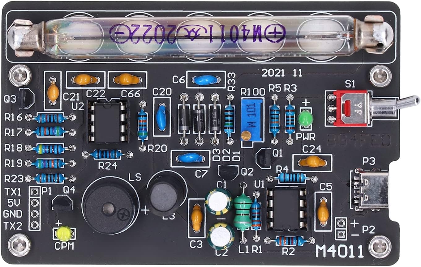 DIY Geiger Counter, Geiger Counter Module Resin Nuclear
