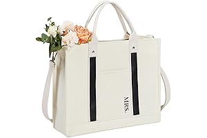 White Canvas Mrs Tote Bag: For Wedding Essentials & Mom-on-the-Go