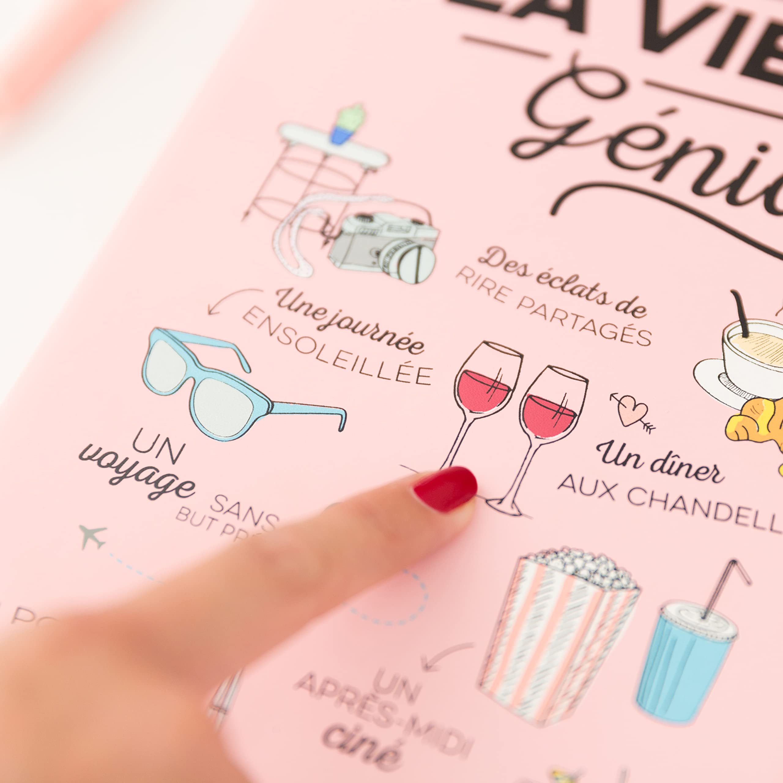 Mr Wonderful Wondee Funda Tablet Universal de 9,7" a 10,2" Pulgadas - Tipo Libro con Diseño Moments, Rosa