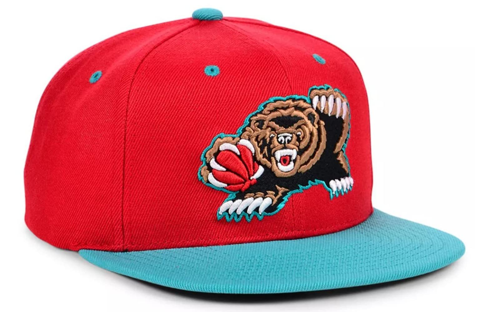 Vancouver Grizzlies Reload Snapback Adjustable Hat Cap Throwback Memphis - Red & Teal