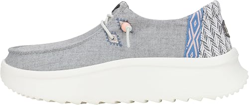 HEYDUDE Women's Wendy Peak Sneaker Grey