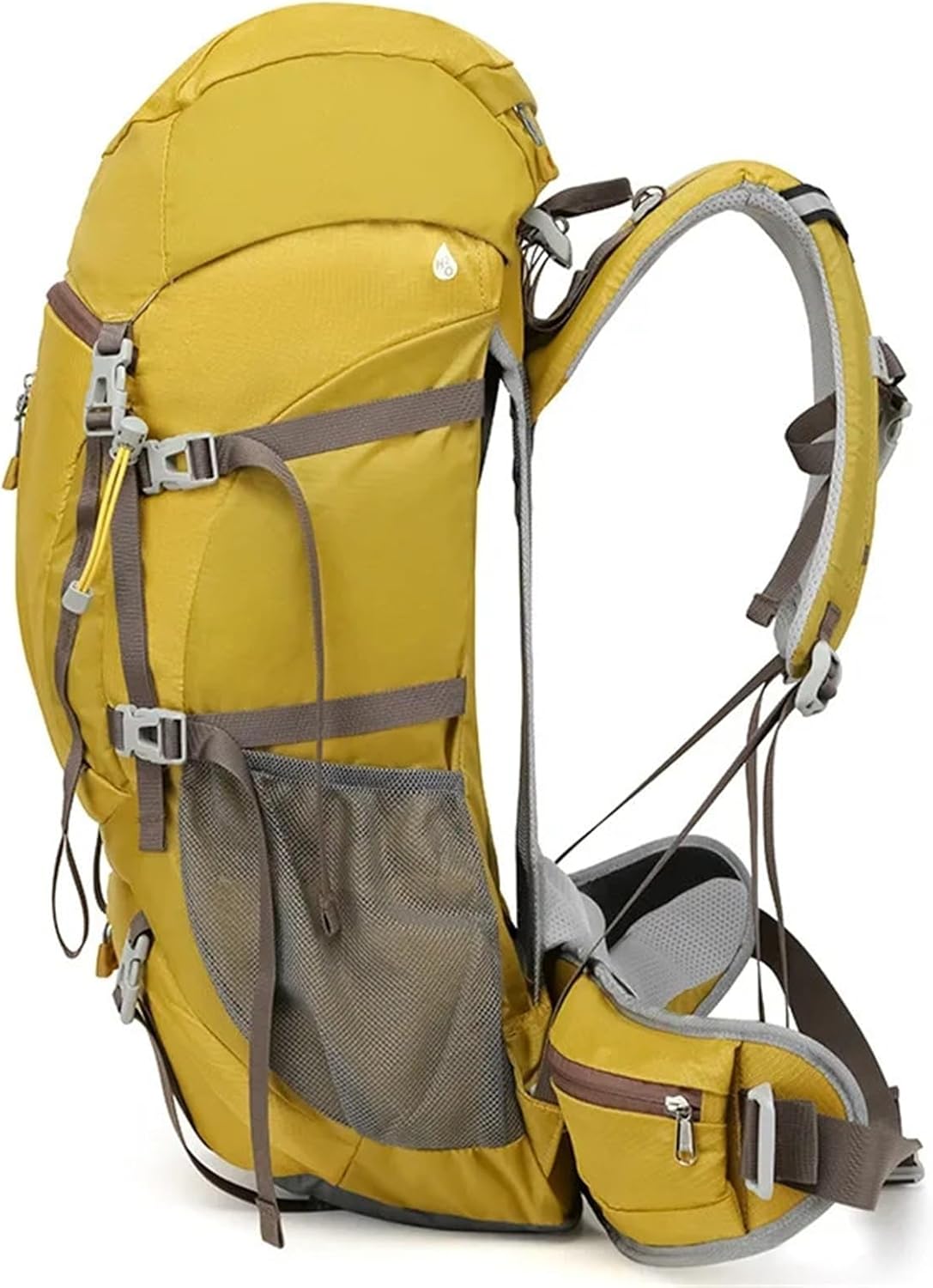 50L Outdoor Mountaineering Backpack – Unisex Large Capacity Rucksack For Hiking & Camping(Black)