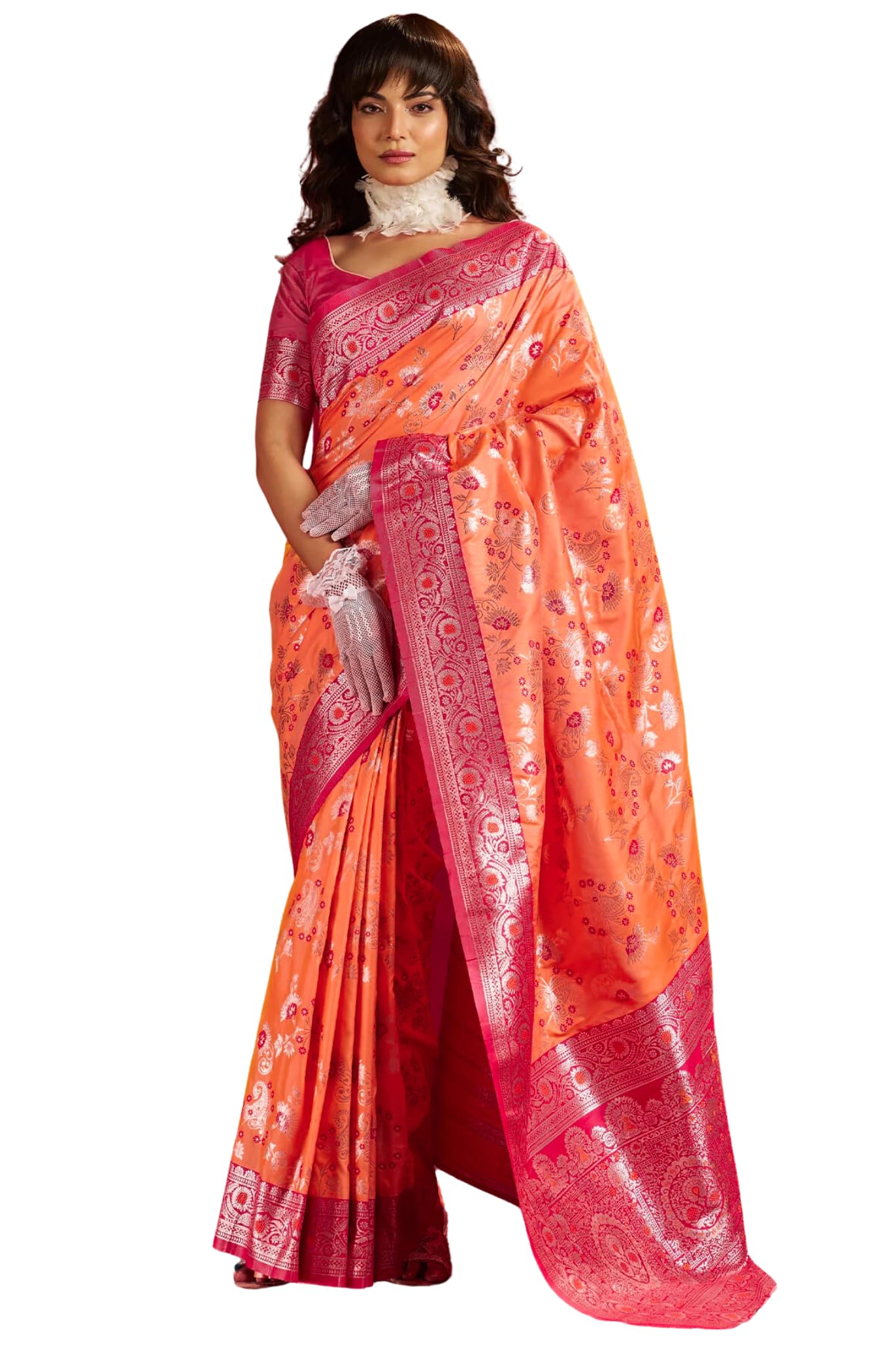 ratnavali Banarasi Silk Saree |Kanjivaram Silk Saree | Silk Saree For Women-picture-53