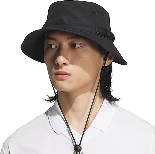 Miniatura 34 de Adidas Sombrero de pescador Victory para hombre - Gorra deportiva para exteriores Blanco/3.0