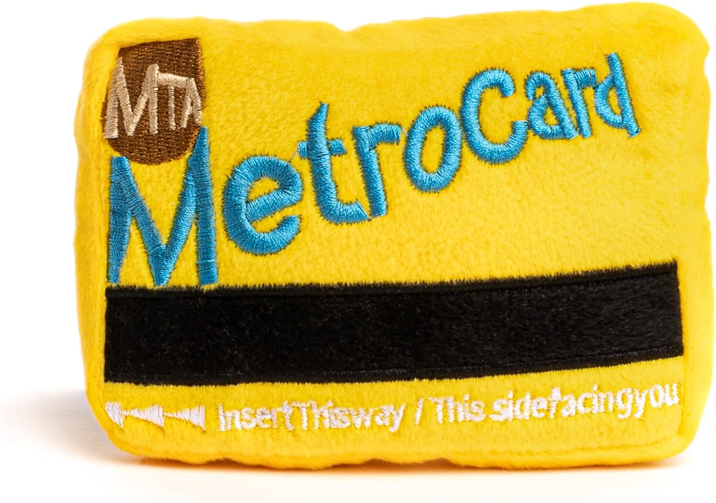 fabdog NYC MetroCard Squeaky Dog Toy