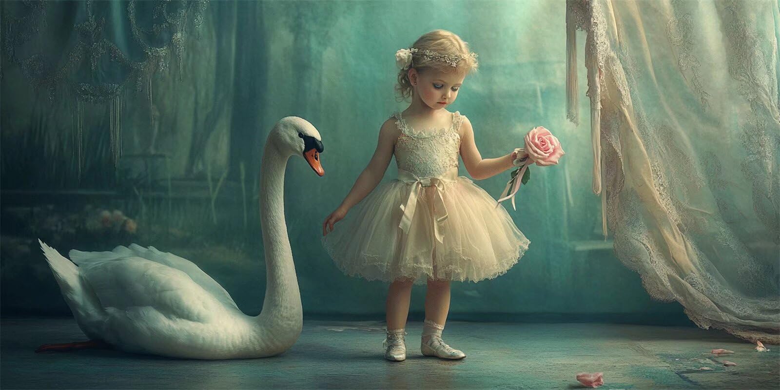 Pintar por Numeros Chica Pintar por Numeros Niños,Pintura por Numeros Adultos y Principiantes, Manualidades Niños 10 Años DIY Paint by Numbers Kit Completo,para Decoración Hogar 20x40 inch Cisne-y1243