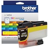 Genuine LC404Y Yellow INKvestment Tank Ink Cartridge