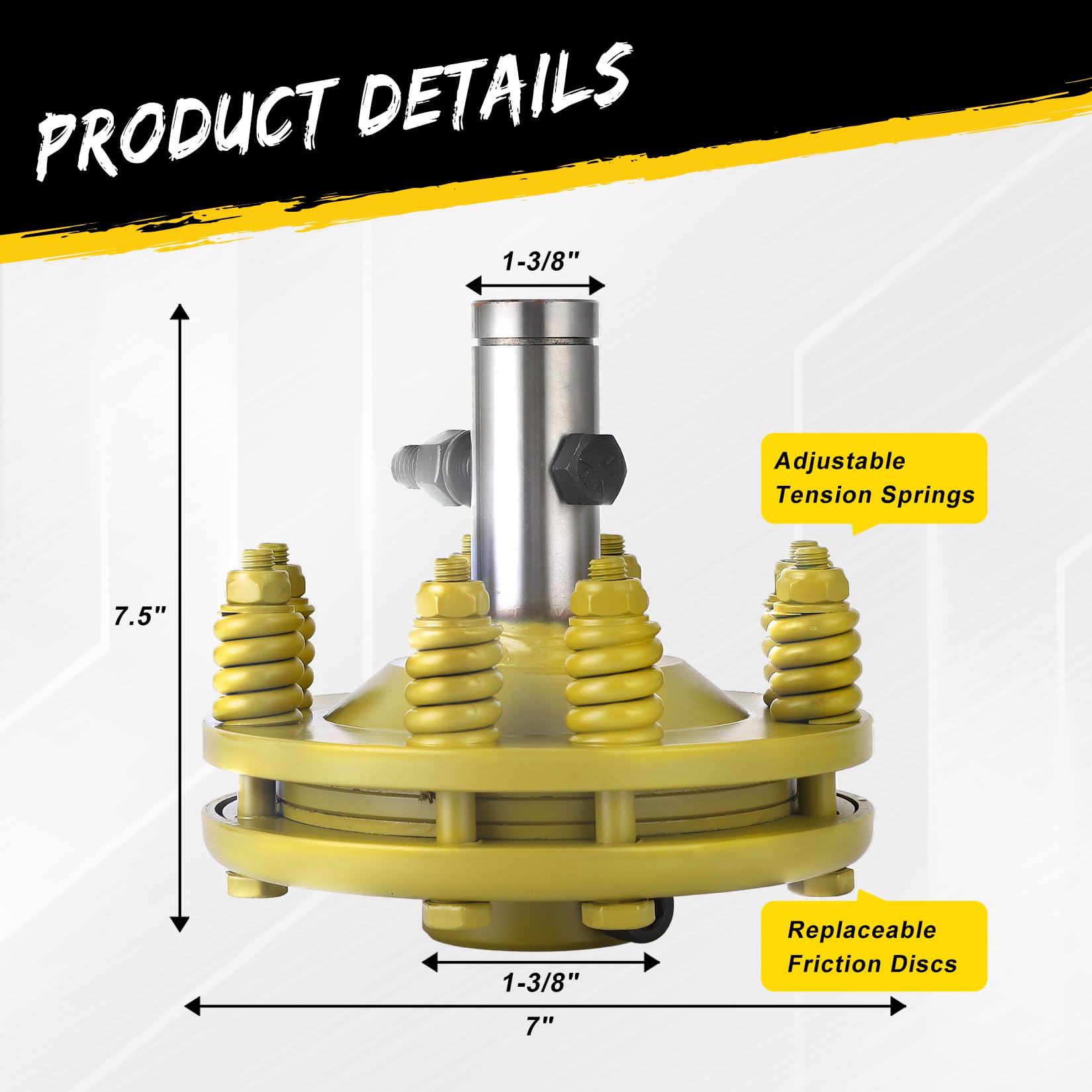 Garvee PTO Slip Clutch, 1 3/8