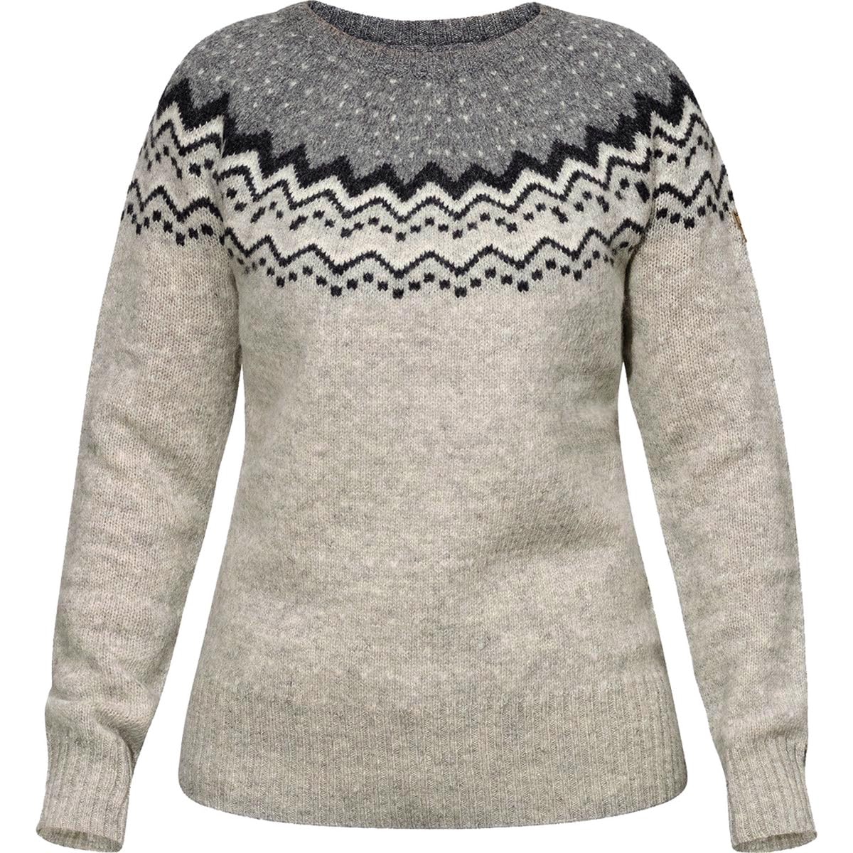 Fjällräven Womens Övik Knit Sweater Sweatshirt, Grey, L EU