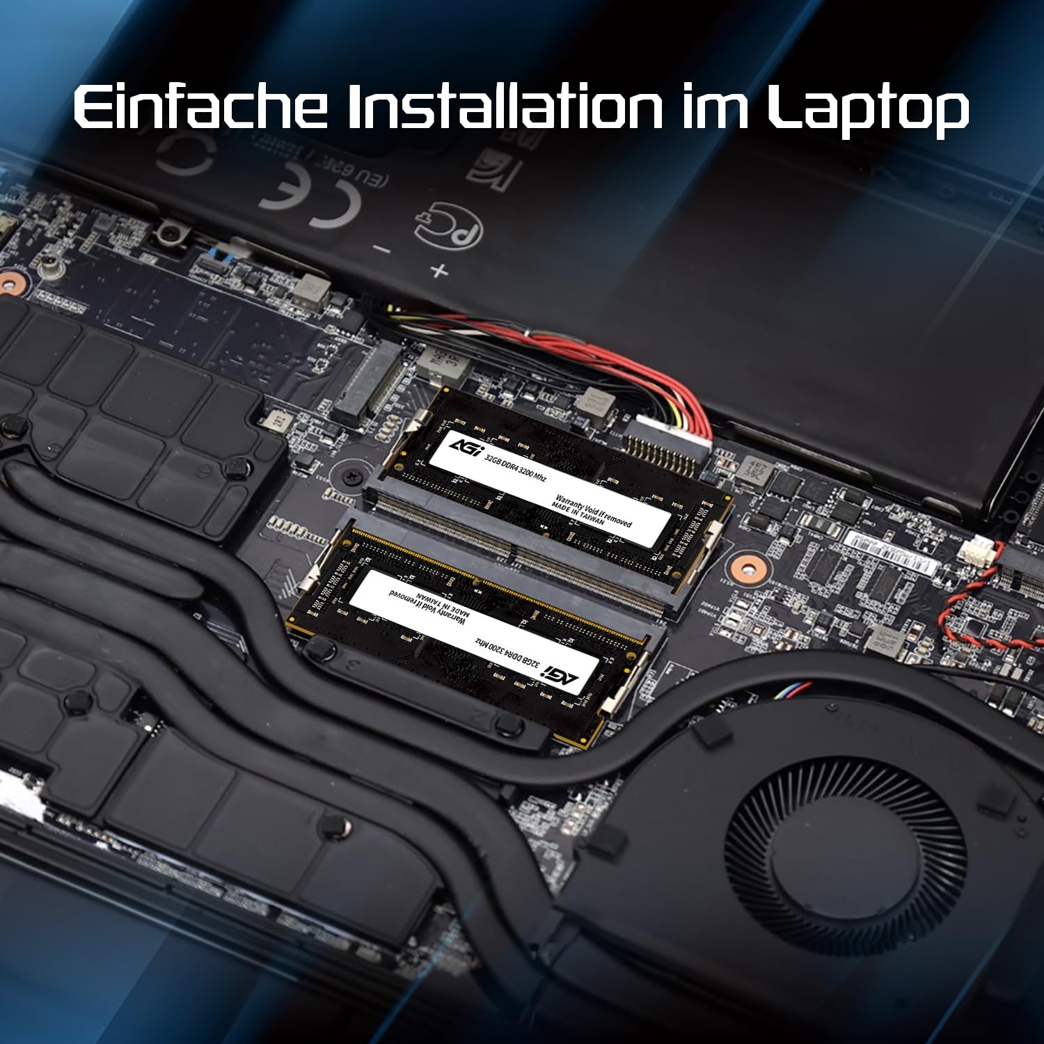 AGI SD138 32GB DDR4 RAM SODIMM 3200 MHz 260 Pin Arbeitsspeicher Laptop | Latenz CL22, Non-ECC Speichermodul, Zuverlaessiges Hardware Upgrade voll kompatibel mit Laptops und Notebooks