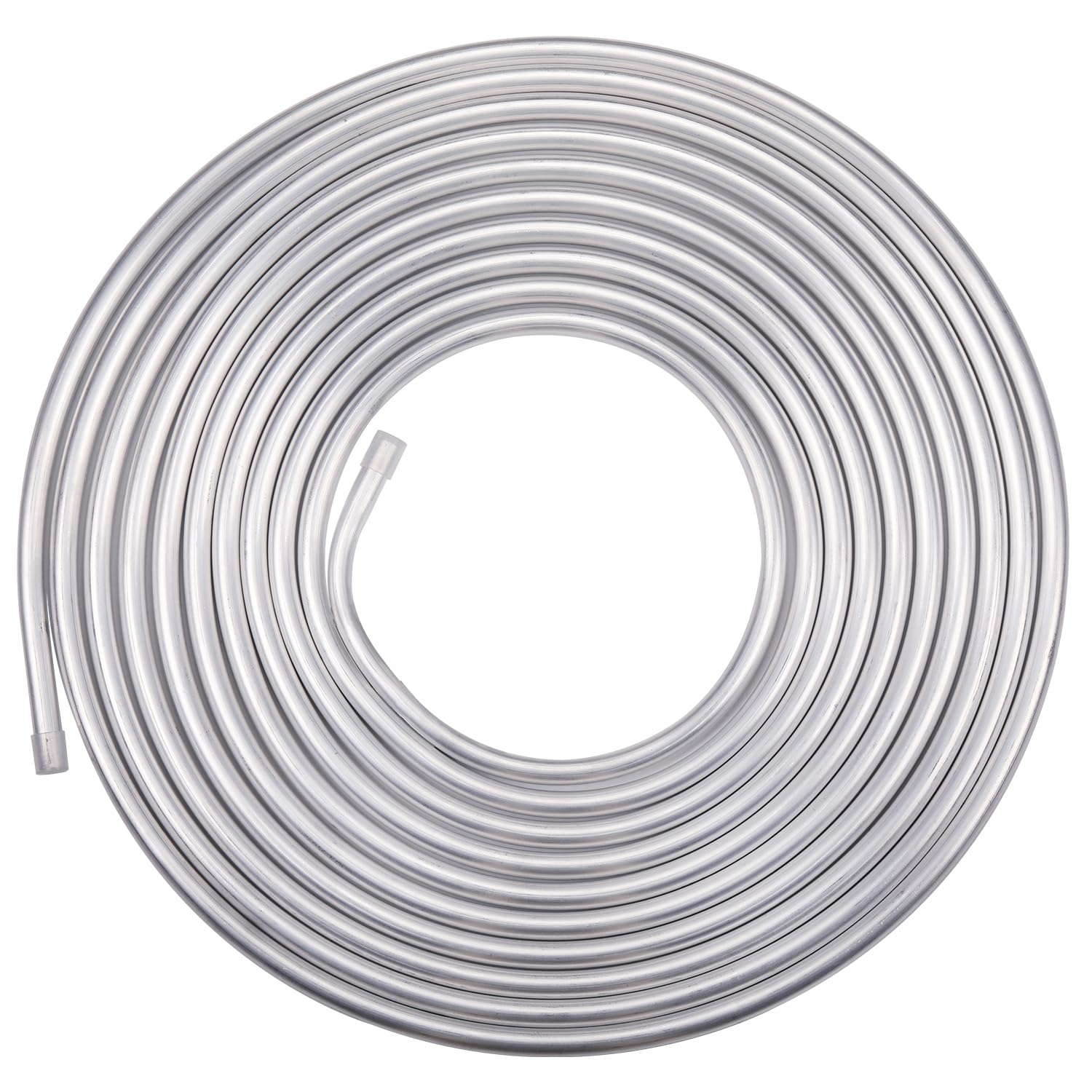 Podavelle 5/8" OD Aluminum Hard Fuel Line Hardline Tube Tubing Coil 10 Feet Roll