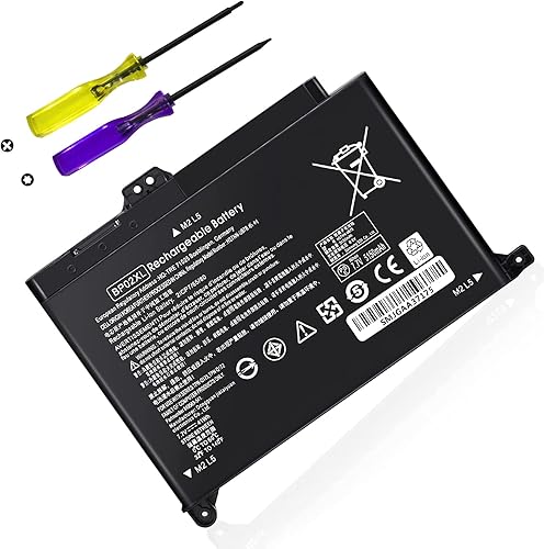 TSKYBEAR BP02XL 849909-850 - Batería compatible con HP Pavilion Laptop 15-AU 15-AW Series 15-AU057CL 15-AU030WM 15-AU063NR 15-AU123CL 15-AW002LA