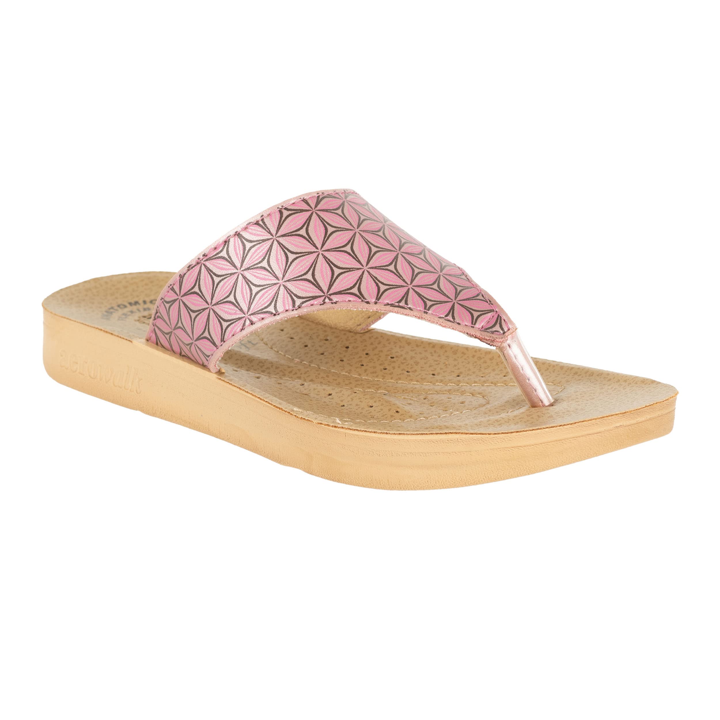 AEROWALK Stylish Fashion Sandal/Slipper for Women | Comfortable| Lightweight | Anti Skid | Casual Office Footwear (MZH4_PEACH_39) (B0BX8YV5T9) Amazon Price History, Amazon Price Tracker