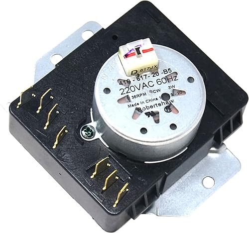 W10185972 Enterpark - Temporizador de repuesto compatible con Whirlpool, Maytag, KitchenAid, Jenn-Air, Amana – Reemplaza WPW10185972, 1481701,