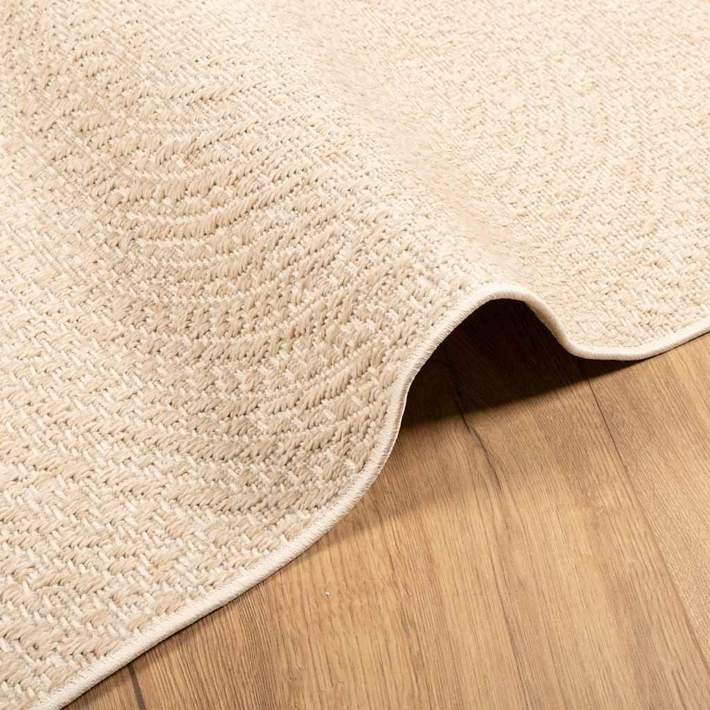 Alfombra para exteriores (120 x 170 cm, polipropileno, con aspecto de yute, resistente a los rayos UV, para balcón, sala de estar, luz y resistente, para sala de estar, terraza, jardín