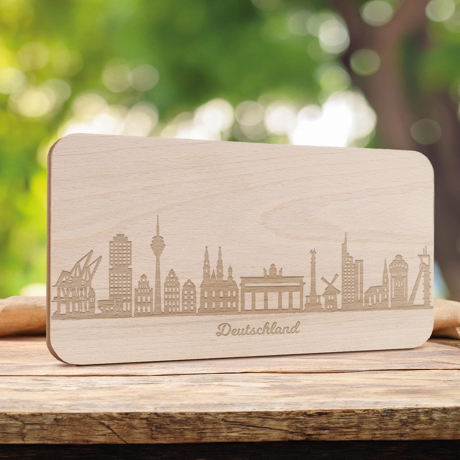 Planche À Petit-Déjeuner En Bois - Planche À Pain Avec Gravure - Cadeaux Pour Chasseurs - Cadeau