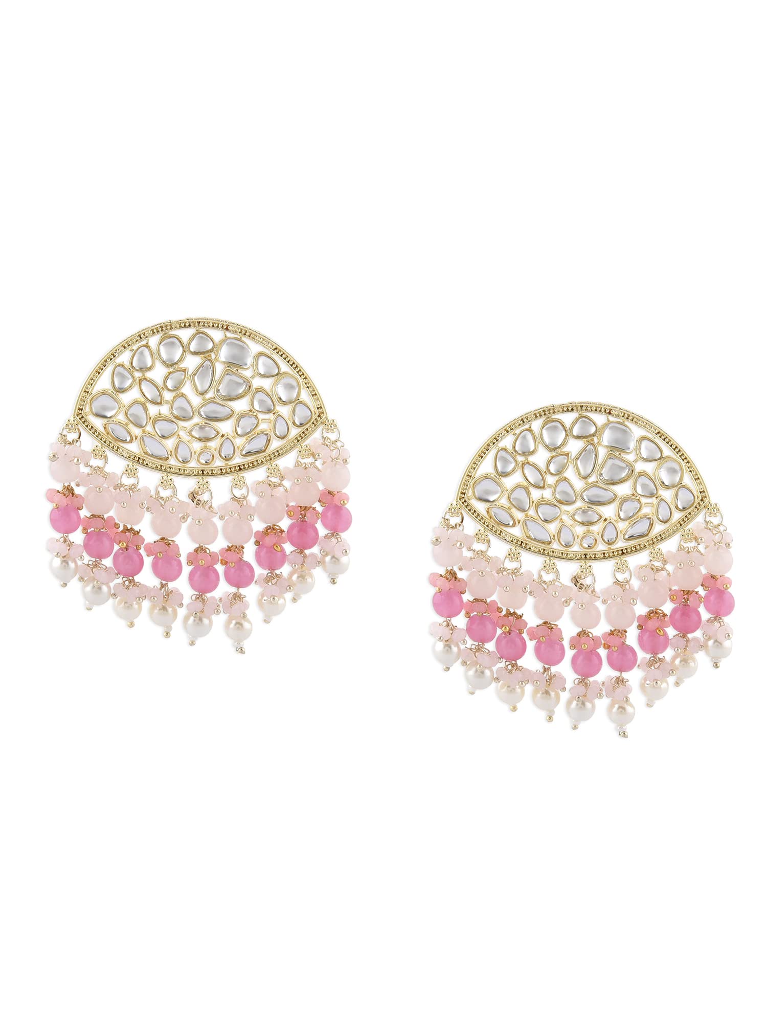 See full amazon price history chart for Zaveri Pearls Pink Cluster Beaded Ethnic Kundan Drops Earring For Women-ZPFK15187 Zaveri Pearls Pink Cluster Beaded Ethnic Kundan Drops Earring For Women-ZPFK15187 (B0BRNGZZD3) Amazon Price History, Amazon Price Tracker