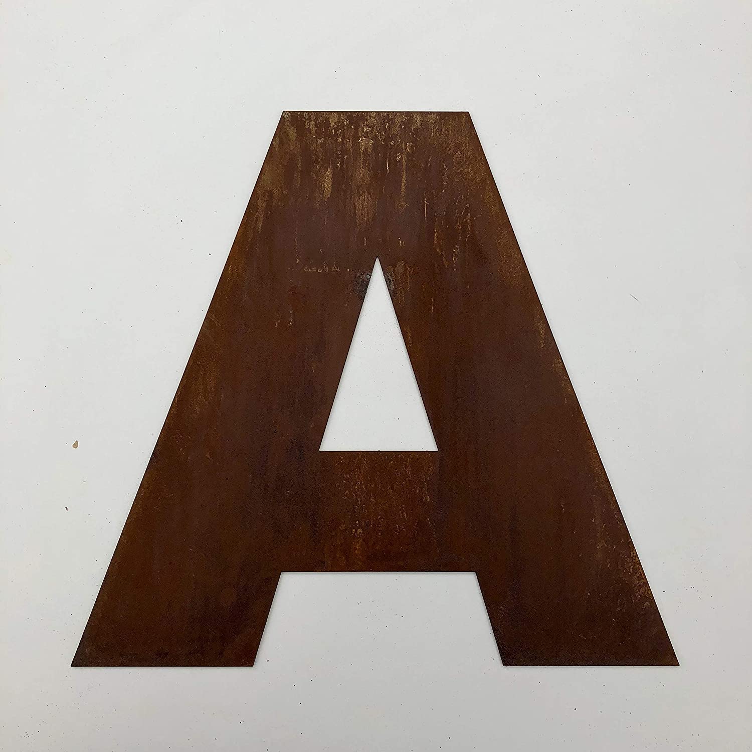 Rustic Metal Letter A 12” Tall – Bold Rusty Sign Vintage Home And Garden Decor