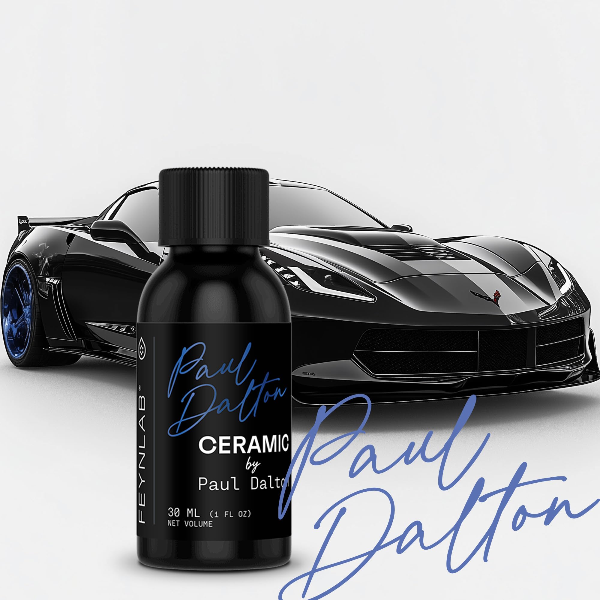 FEYNLABCeramic by Paul Dalton 30ml | Professional-Grade Car Ceramic Coating with UV Protection, Hydrophobic Properties, and High-Gloss Finish
