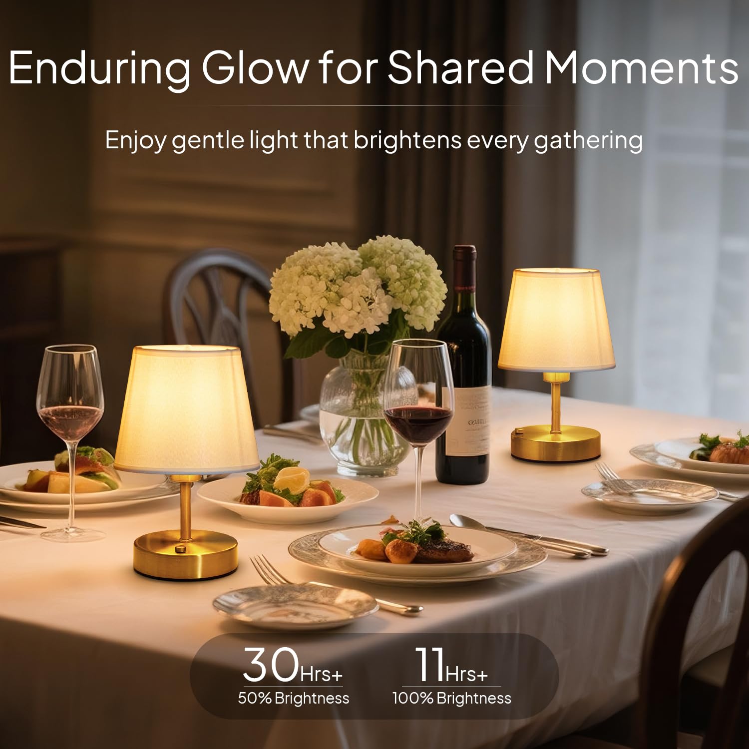 EppieBasic Rechargeable Table Lamp Cordless: Fast Charging & Long Lasting - Image 2