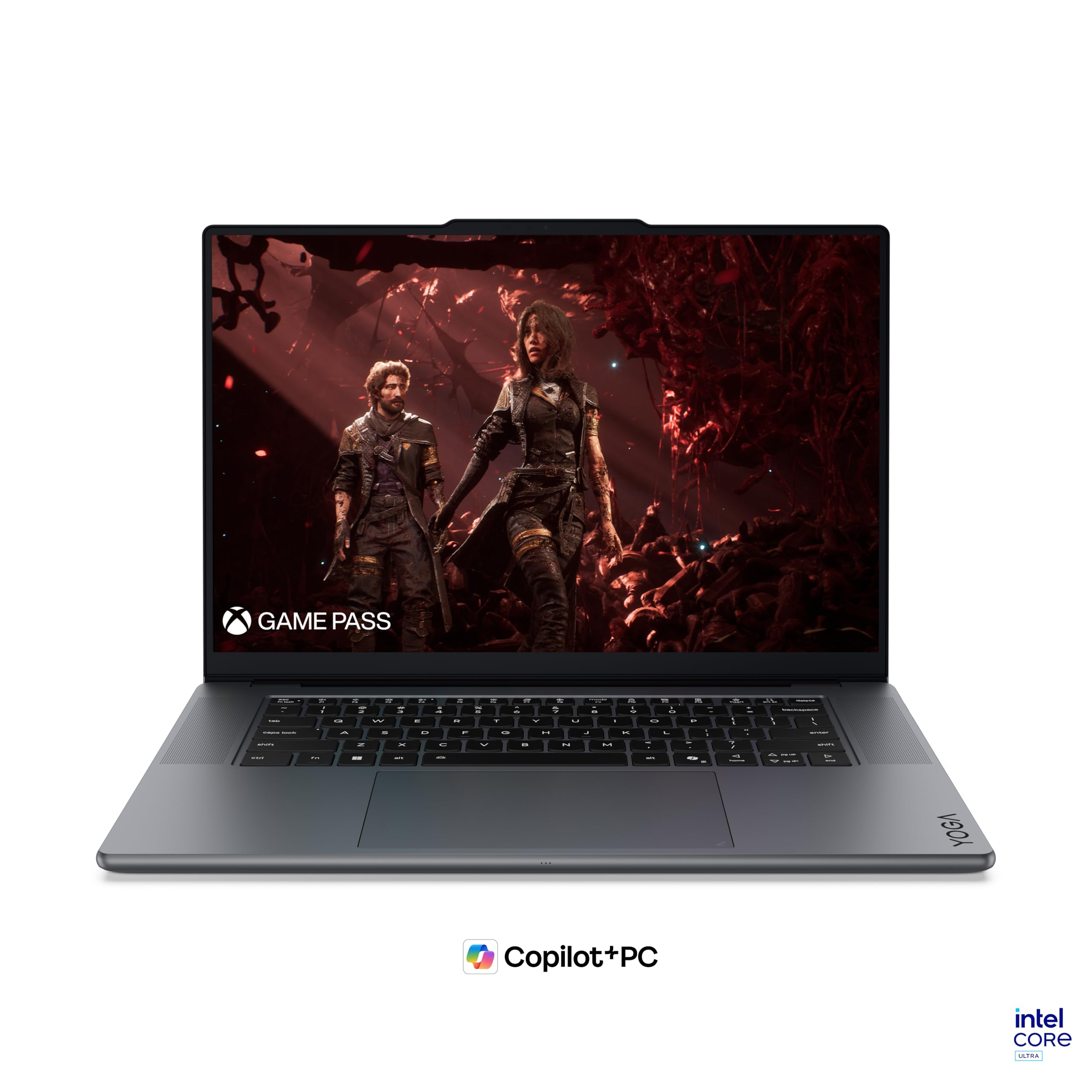 Lenovo Yoga Pro 9i Aura Edition Laptop | 16"3.2K OLED Touch Display | Intel Core Ultra 9 386H | 32GB RAM | 1TB SSD | NVIDIA GeForce RTX 5060 | Windows 11 | QWERTZ | Thunder Grau | 3 Jahre Premium Care