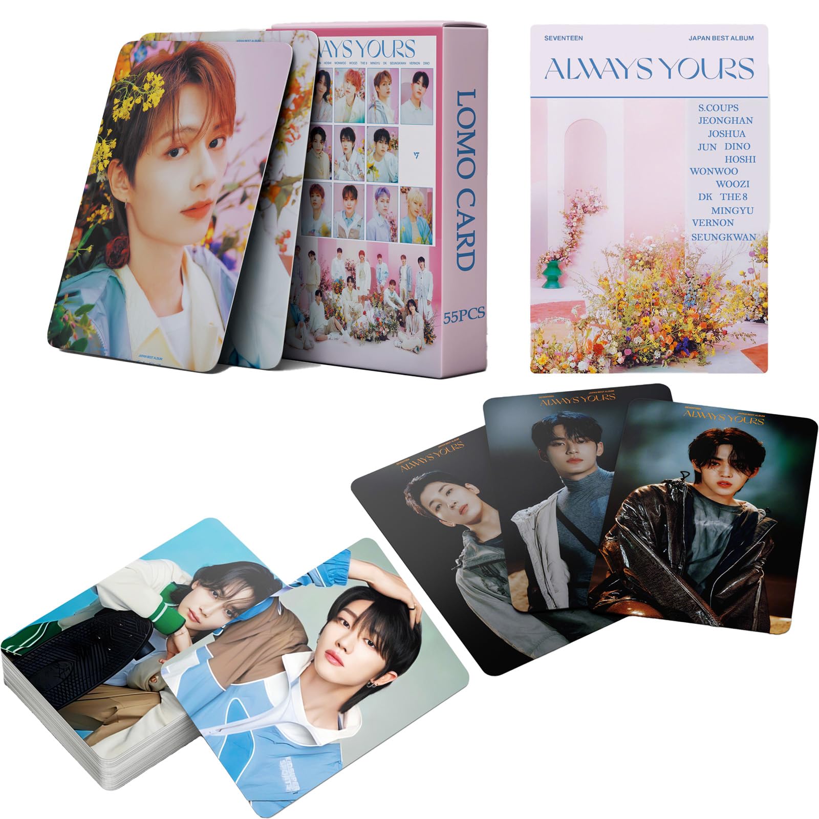 Seventeen Photocard 55pcs Seventeen Photocard Seventen Abulm Cards 