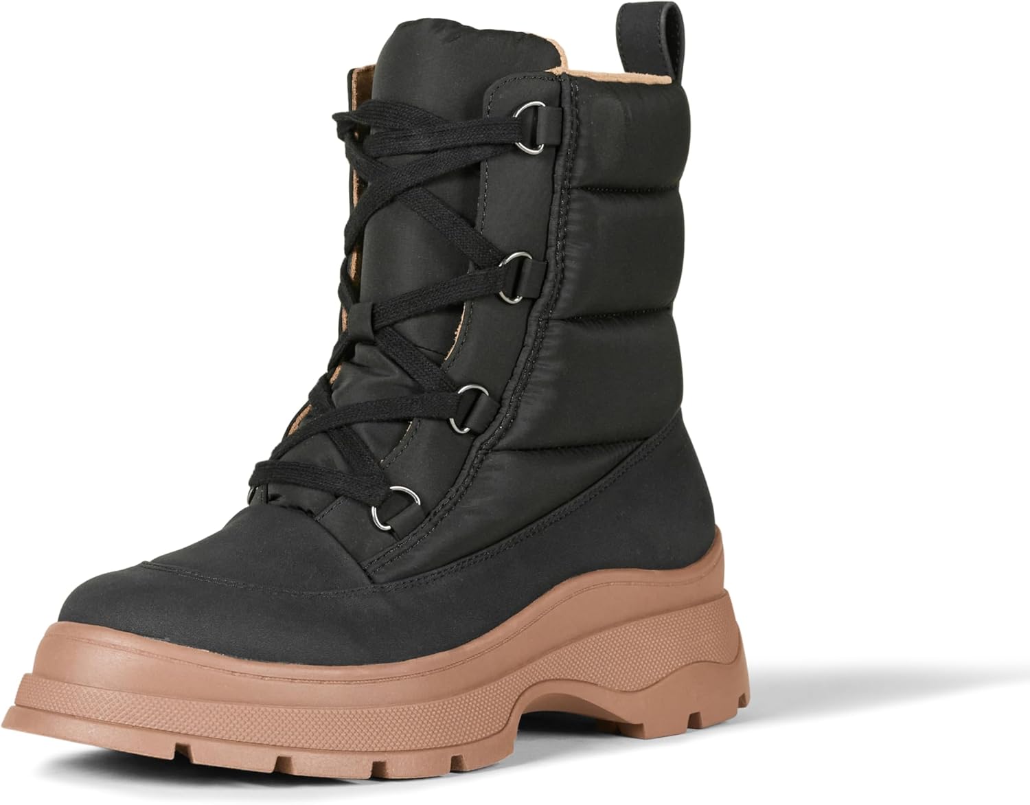 Amazon Essentials Women's Lace Up Puffer Snow Boots