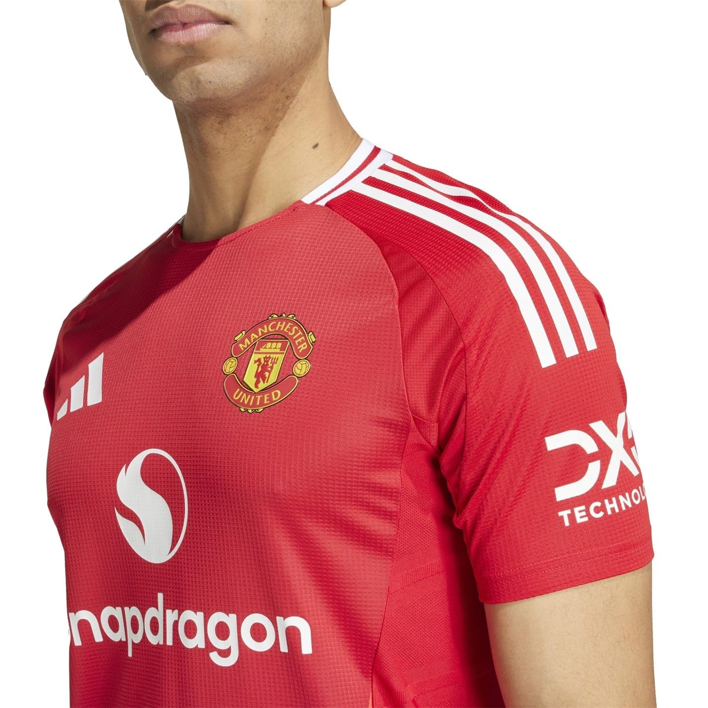 adidas Camiseta auténtica del Manchester United 2024 2025 para hombre