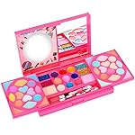Kids Makeup Kit for Girl, Washable Real Safe & Non-Toxic Makeup Set, Princess Toys for 3-6 Year Old Kids Girl Toys Christmas & Birthday Gift