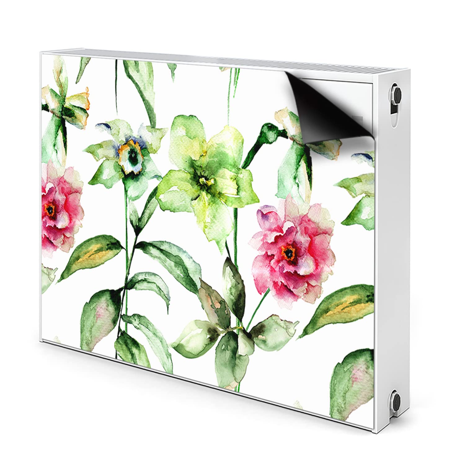 Tapis décoratif 90x60cm magnétique pour cacher un radiateur inesthétique