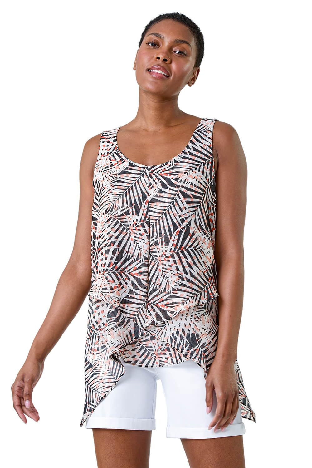 Roman Women's Vest Top - Black - Size 10
