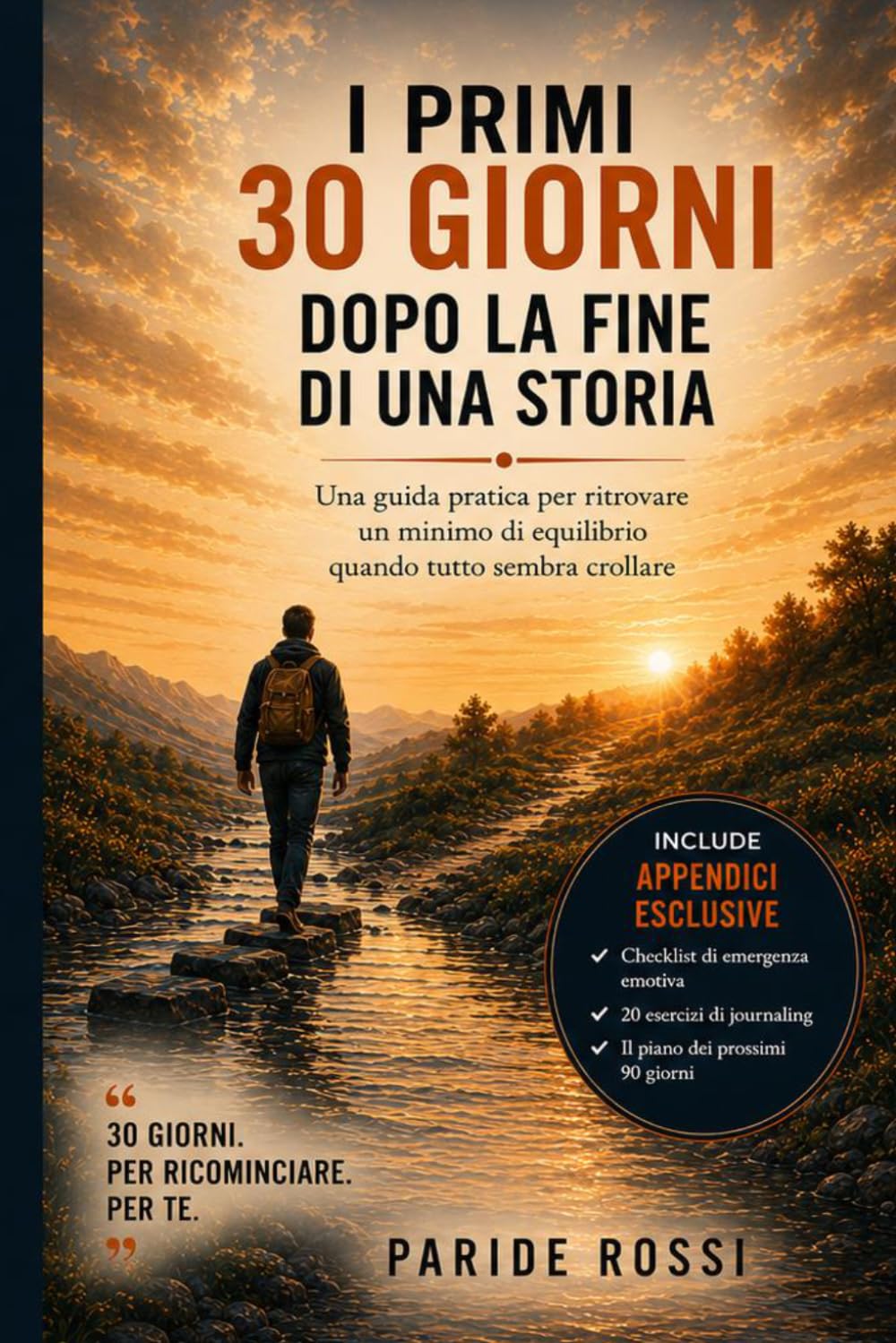 I PRIMI 30 GIORNI DOPO LA FINE DI UNA STORIA: Una guida pratica per ritrovare un minimo di equilibrio quando tutto sembra crollare