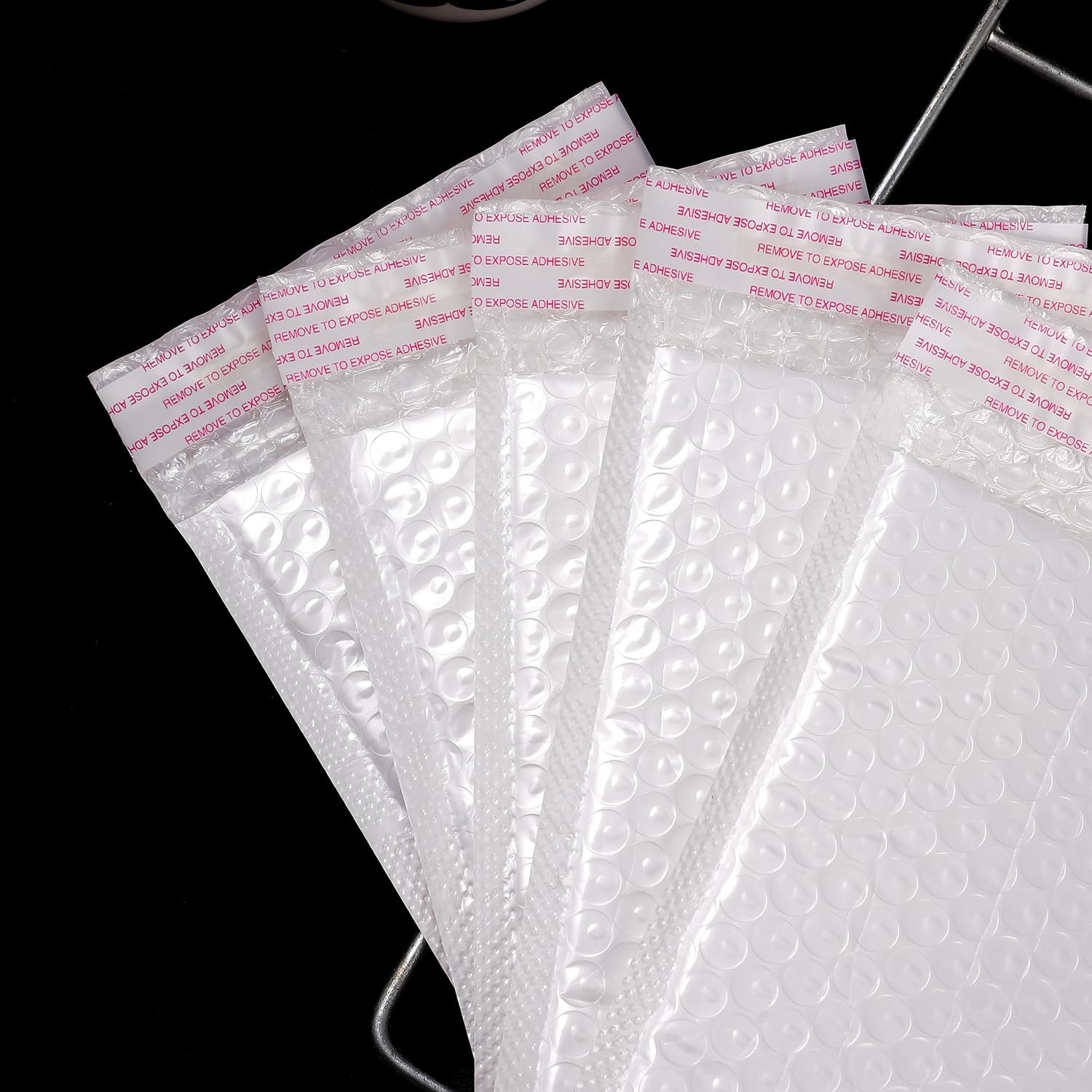 20 pièces/lot enveloppes à bulles en or rose 6 tailles enveloppe à