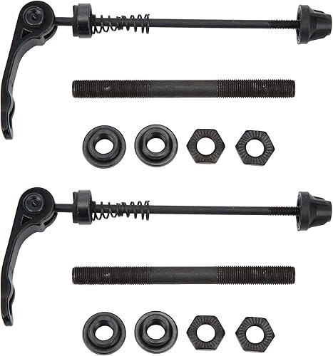 Brochetas de liberación rápida para bicicleta de carretera, eje de bicicleta de montaña, cubo de rueda de ajuste delantero y trasero, clips